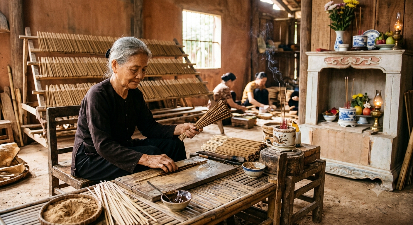 Nhang cây là gì và vai trò trong đời sống tâm linh