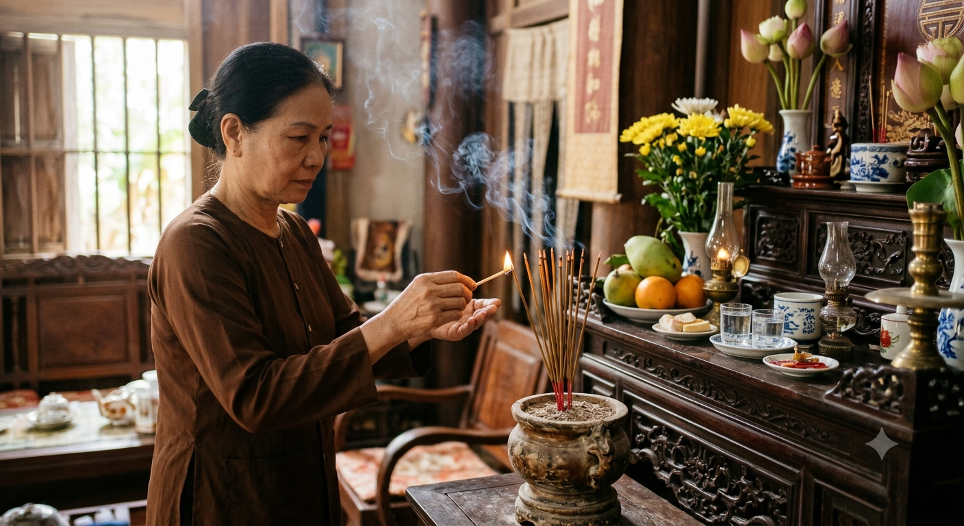 Những lưu ý quan trọng khi thắp nhang cây trong không gian sống